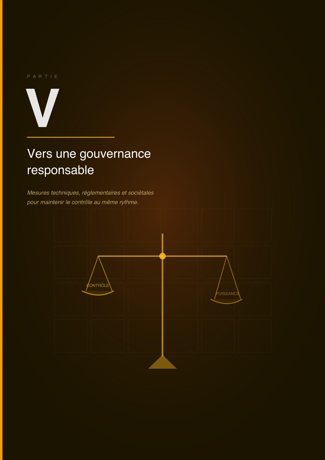 Partie IV - Vers une gouvernance responsable