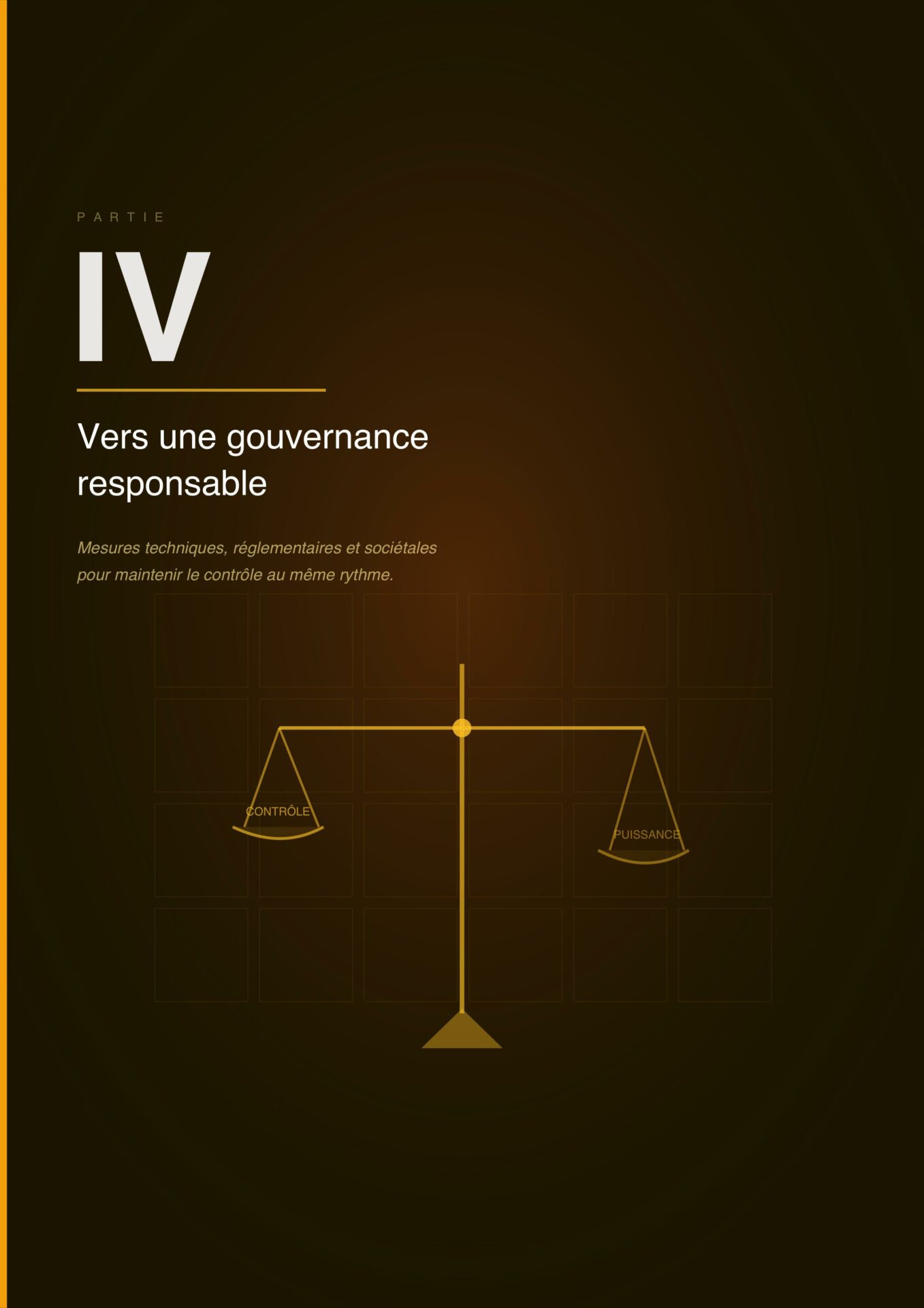 Partie IV - Vers une gouvernance responsable