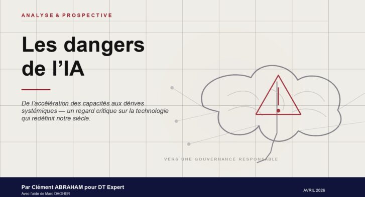 Analyse complète des risques liés à l'intelligence artificielle : accélération des capacités, cybercriminalité, désinformation, biais, dépendance cognitive, concentration géopolitique, impact écologique et gouvernance.